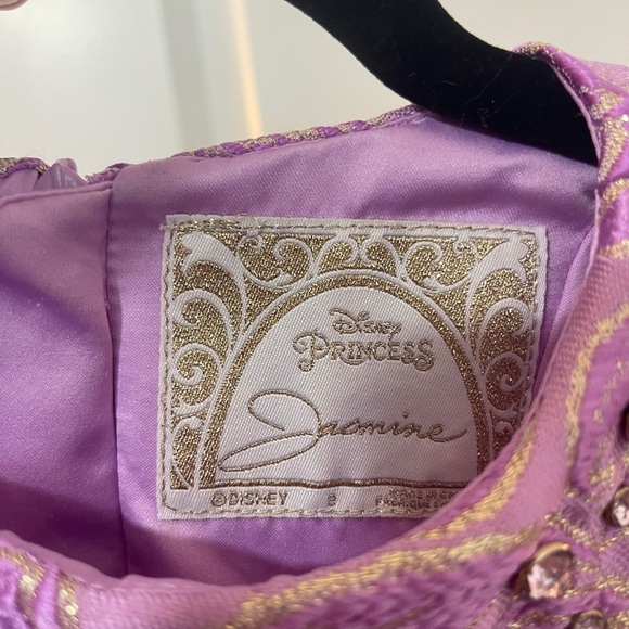 Disney Purple Paisley Kids Dress with Sparkling Belt - Picture 2 of 4